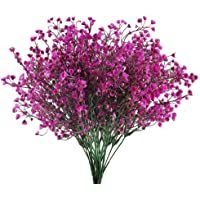 HUAESIN 4pcs Flores Artificiales Decoracion Jarrones- Falsa Planta Artificial Exterior Interior con Rama de Arbusto…